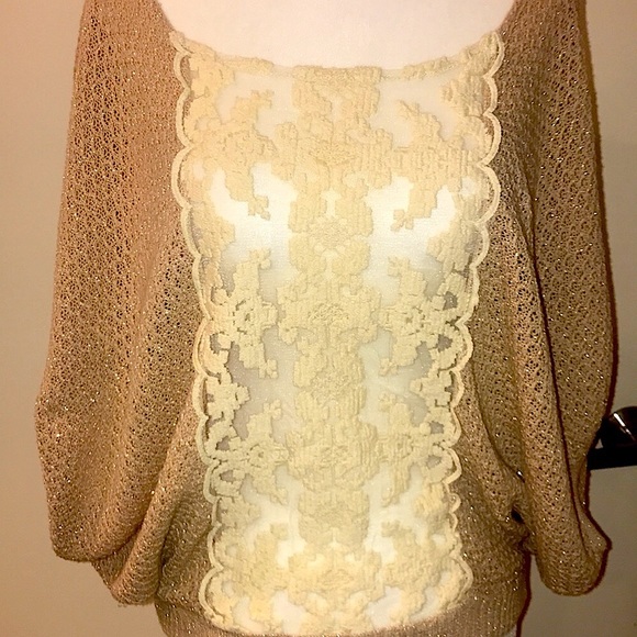 Free People Goldie Lurex Swit Sweater - Picture 6 of 9
